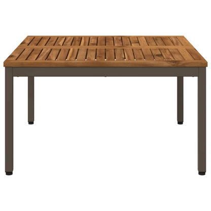 vidaXL Coffee Table Natural and Coffee 80 x 80.5 x 45 cm 4