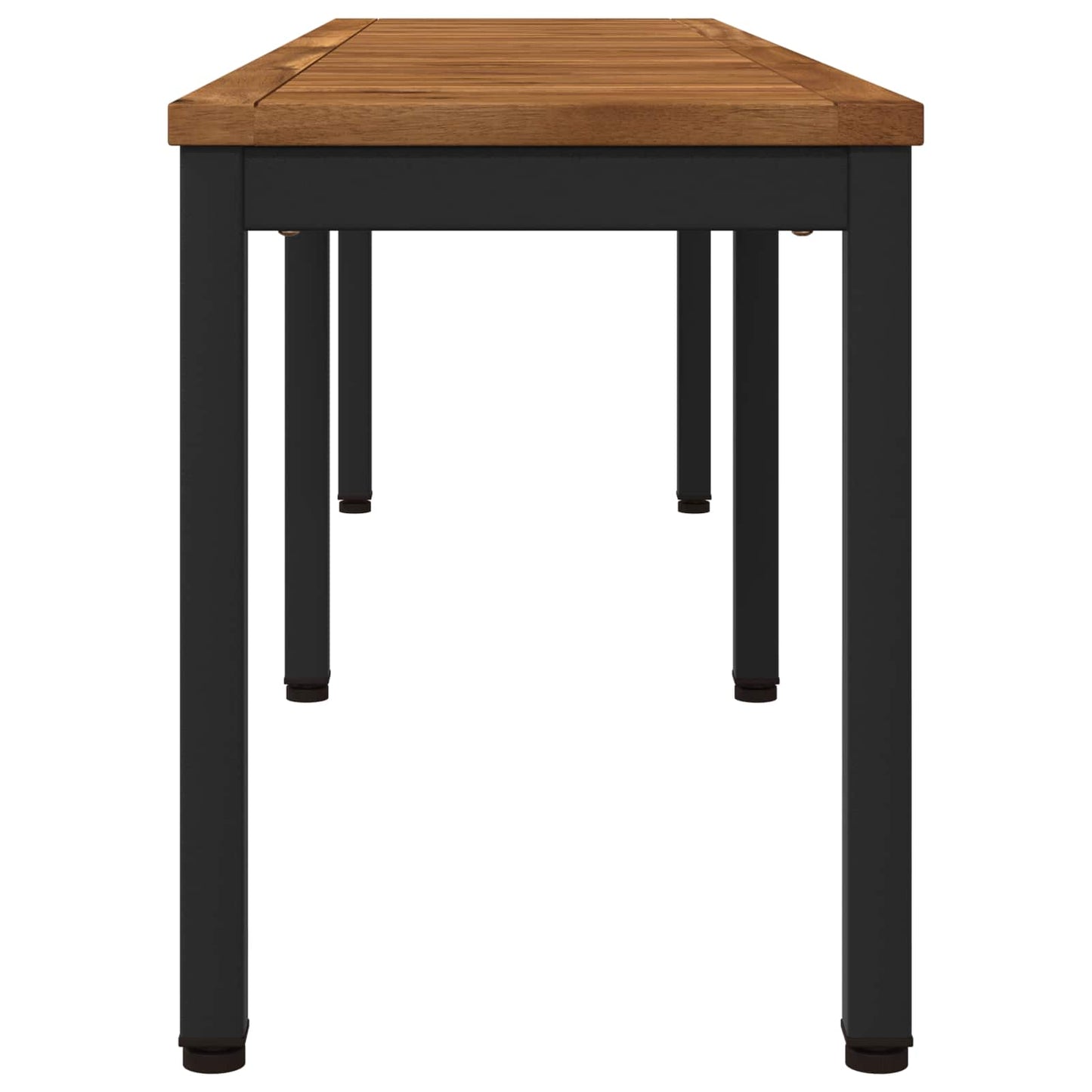 vidaXL Garden Bench 161 x 35 x 45 cm Solid Acacia Wood Rectangular 4