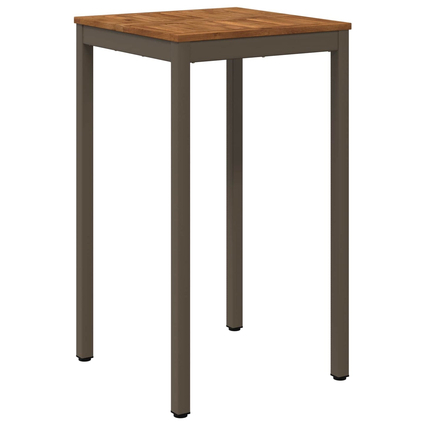 vidaXL Garden Bar Table Natural and Coffee 60 x 60.5 x 105 cm 2