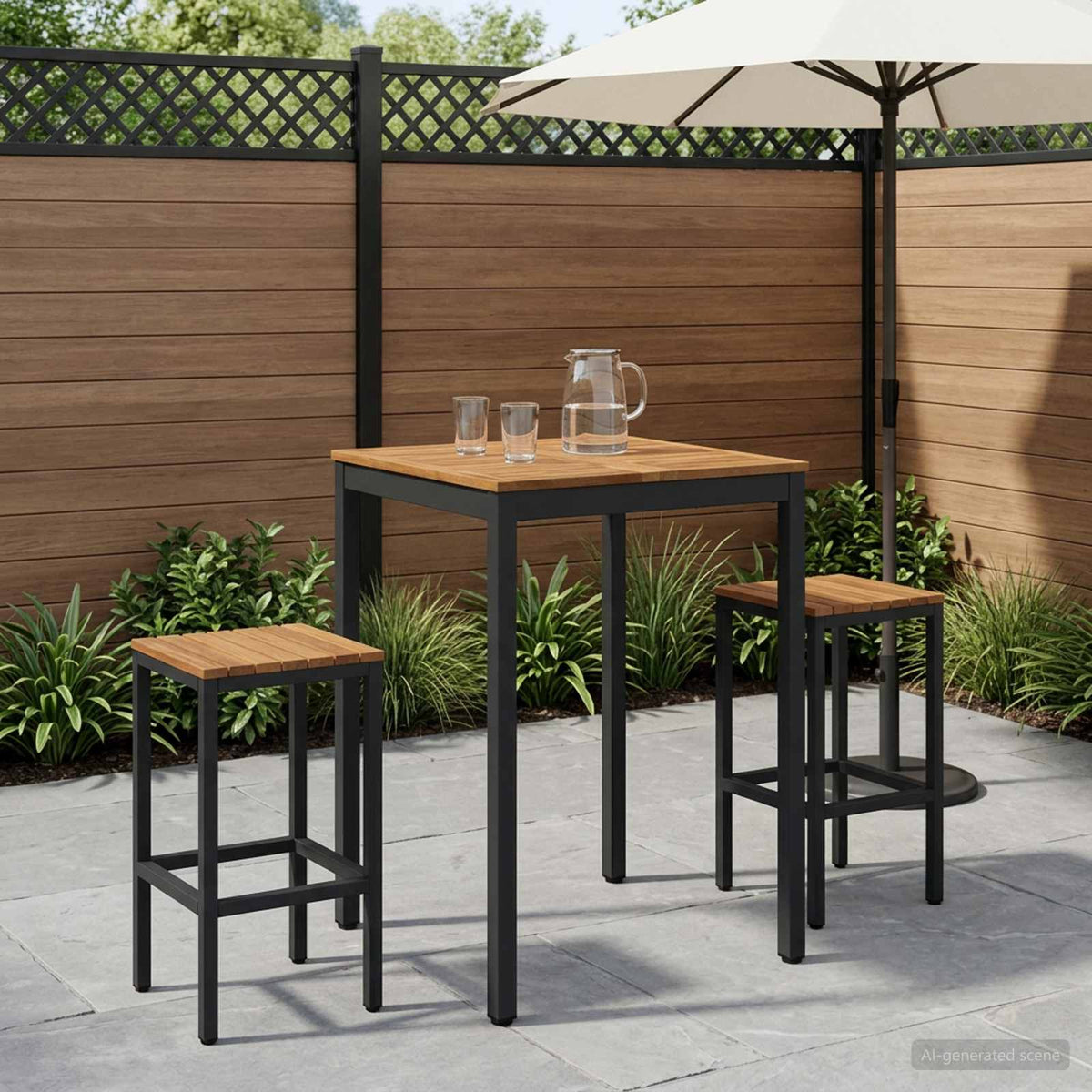 vidaXL Garden Bar Table NAARDEN