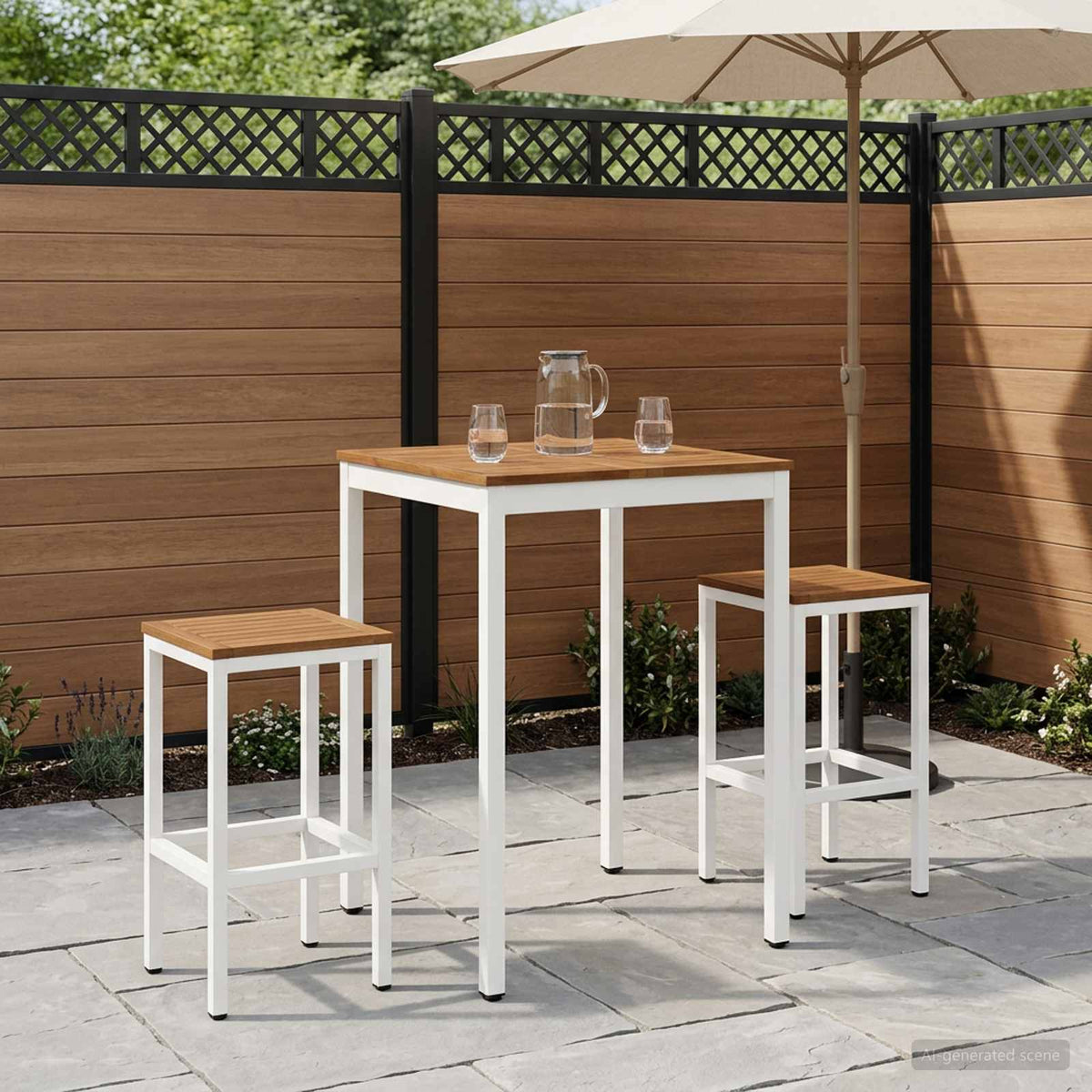 vidaXL Garden Bar Table NAARDEN