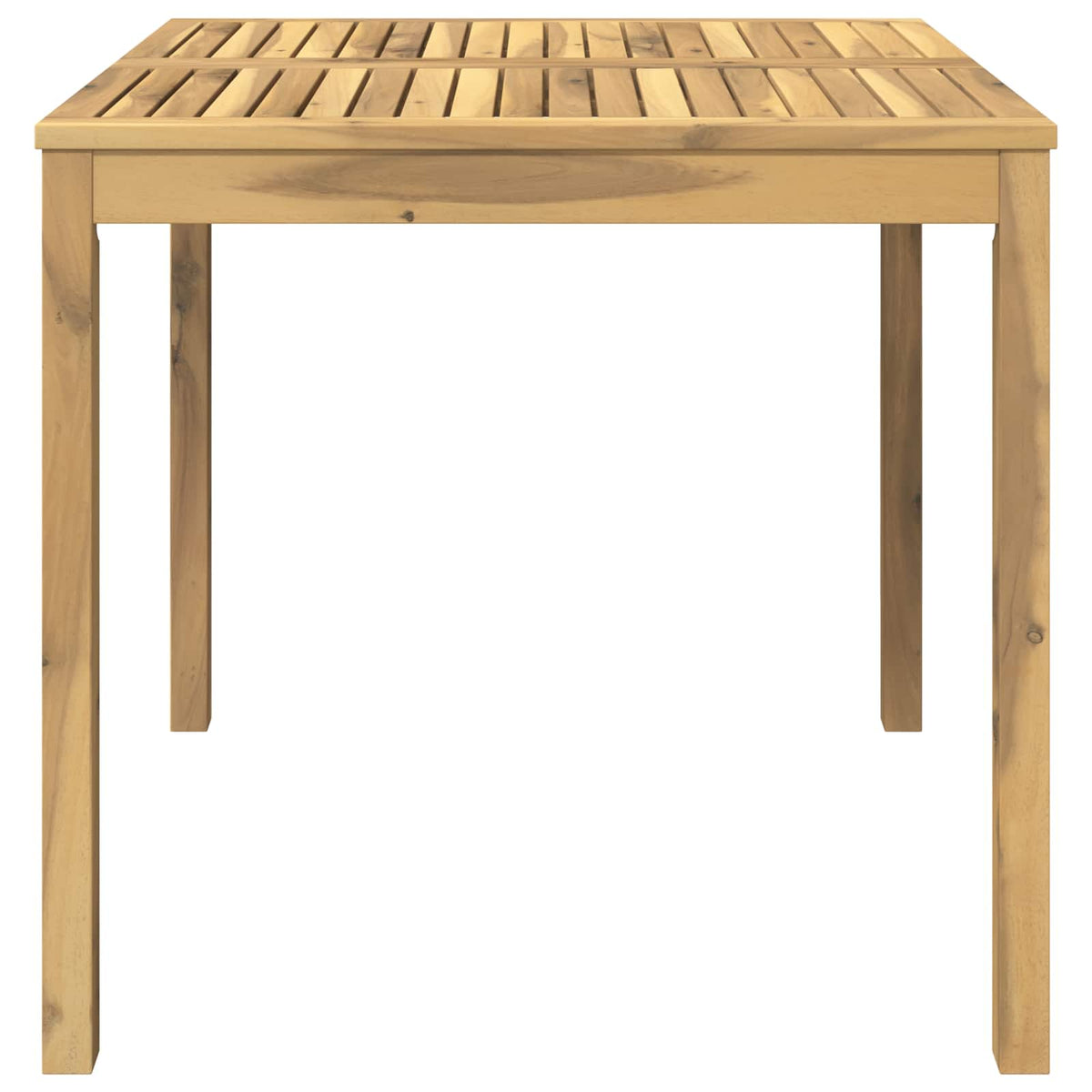 Garden Dinner Table Whitewash 80 cm 80.5 cm