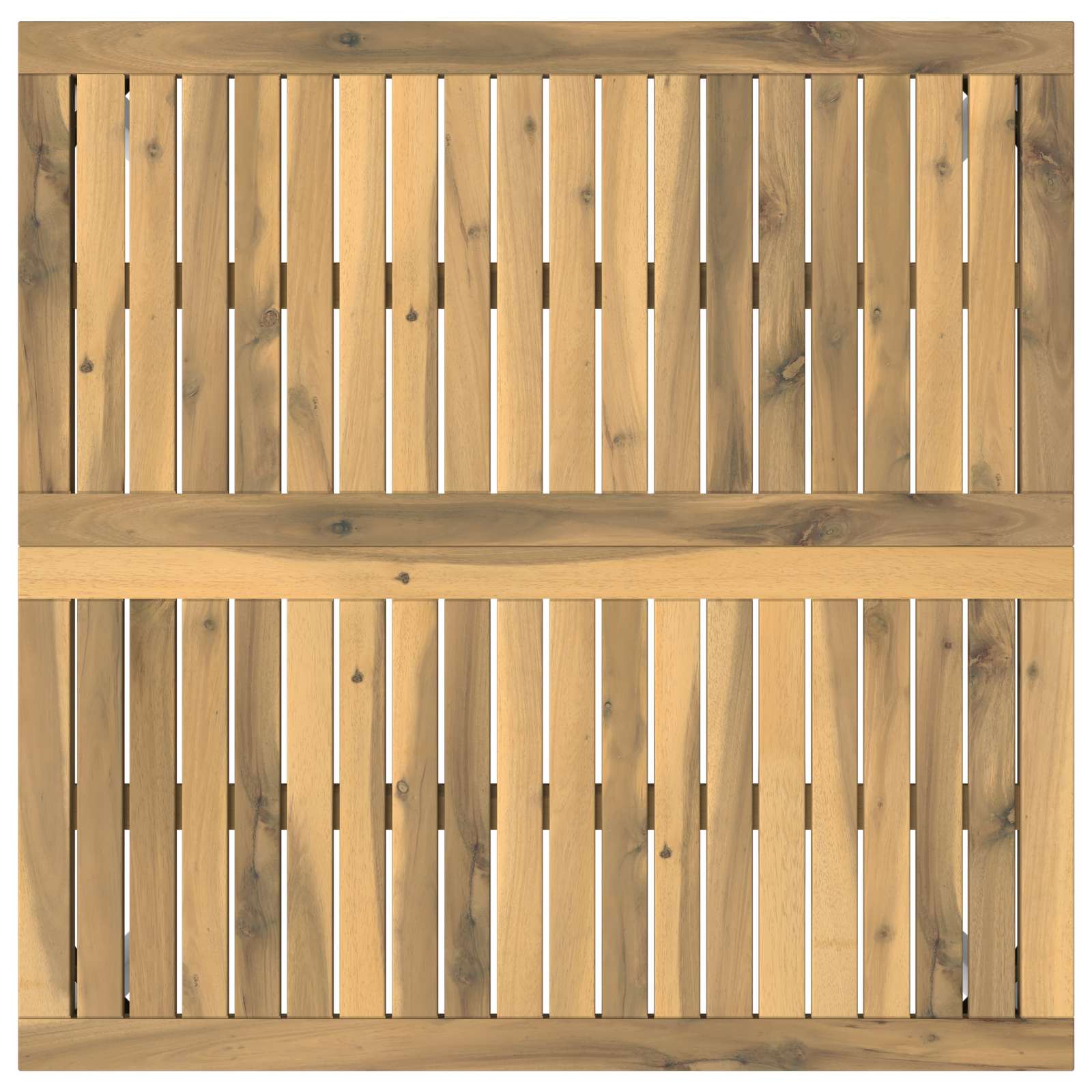 vidaXL Coffee Table White 80 x 80.5 x 45 cm Solid Acacia Wood 5