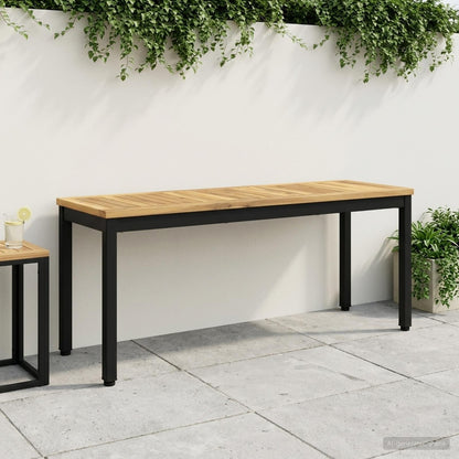 vidaXL Garden Bench 108.5 x 35 x 45 cm Solid Acacia Wood Rectangular 1