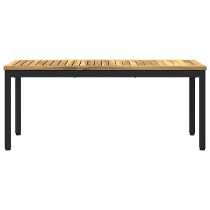 vidaXL Garden Bench 108.5 x 35 x 45 cm Solid Acacia Wood Rectangular 3