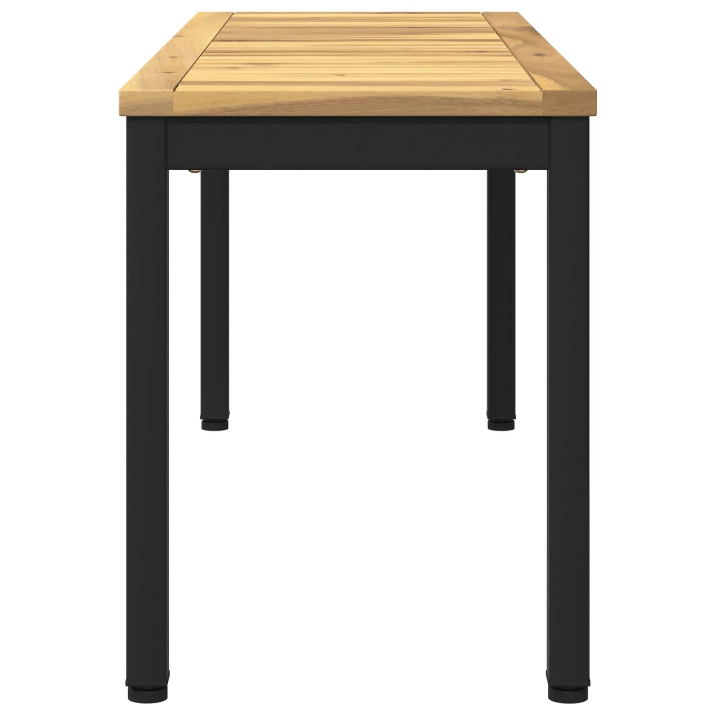 vidaXL Garden Bench 108.5 x 35 x 45 cm Solid Acacia Wood Rectangular 4