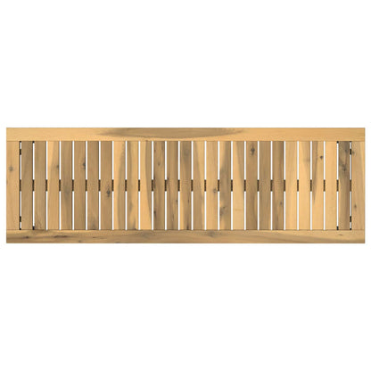vidaXL Garden Bench 108.5 x 35 x 45 cm Solid Acacia Wood Rectangular 5