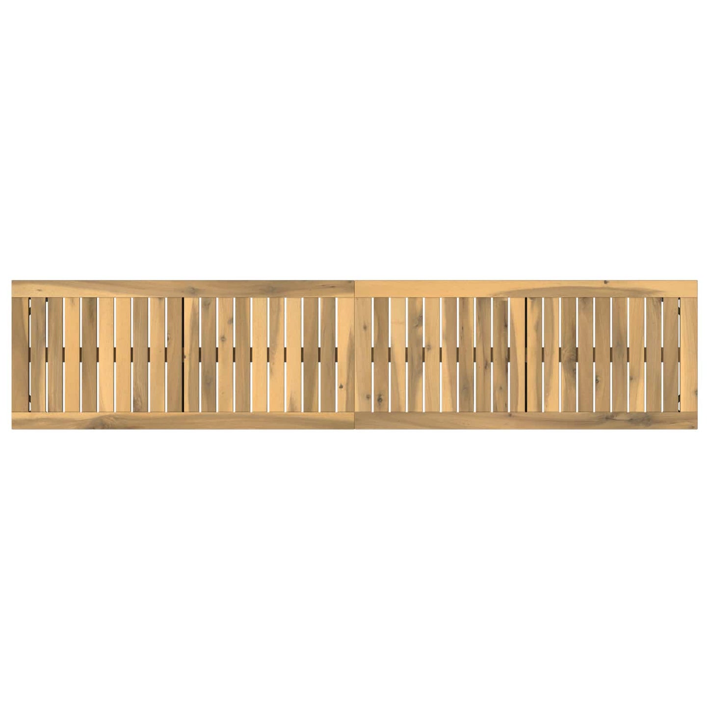 vidaXL Garden Bench 161 x 35 x 45 cm Solid Acacia Wood White 5