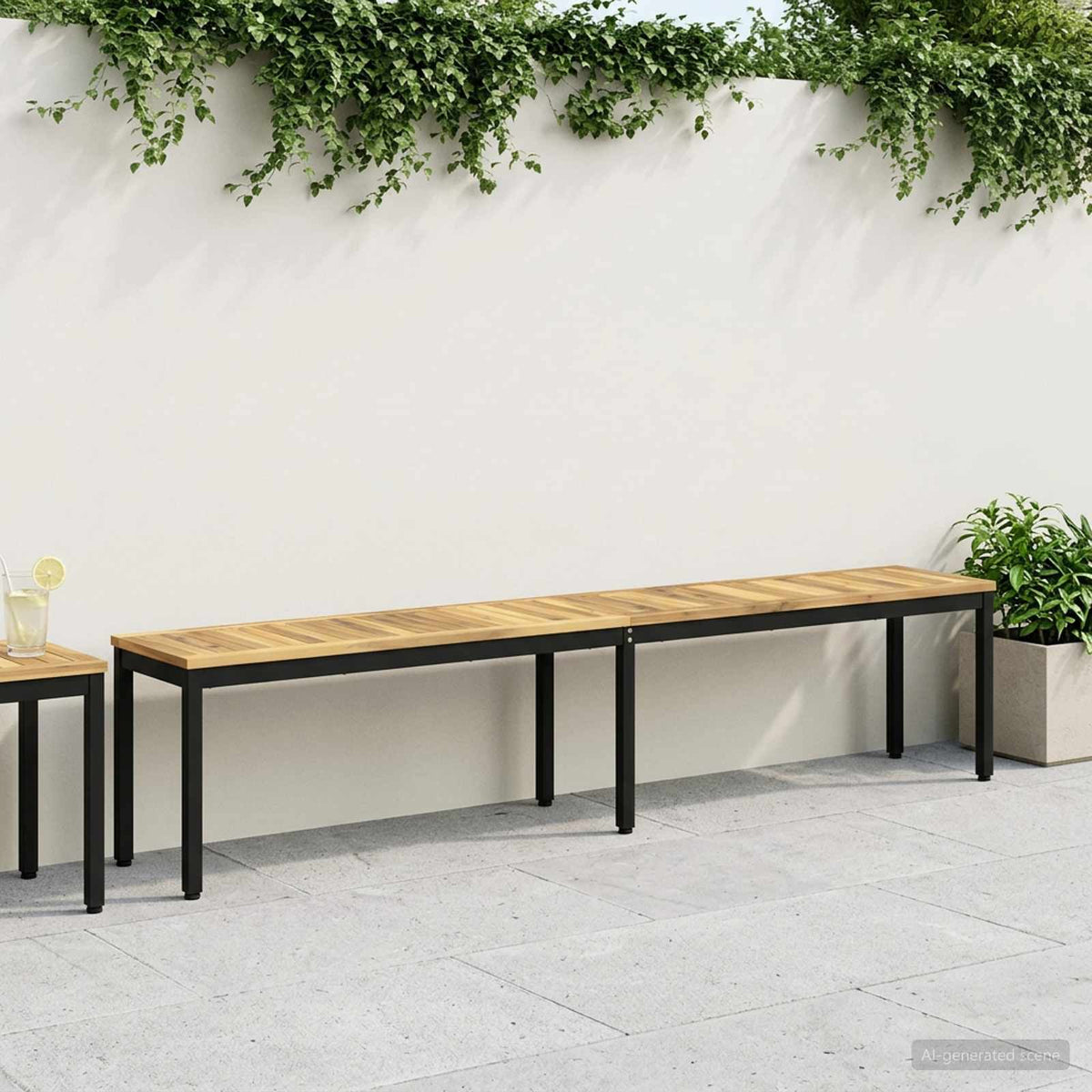 vidaXL Garden Bench Solid Acacia Wood