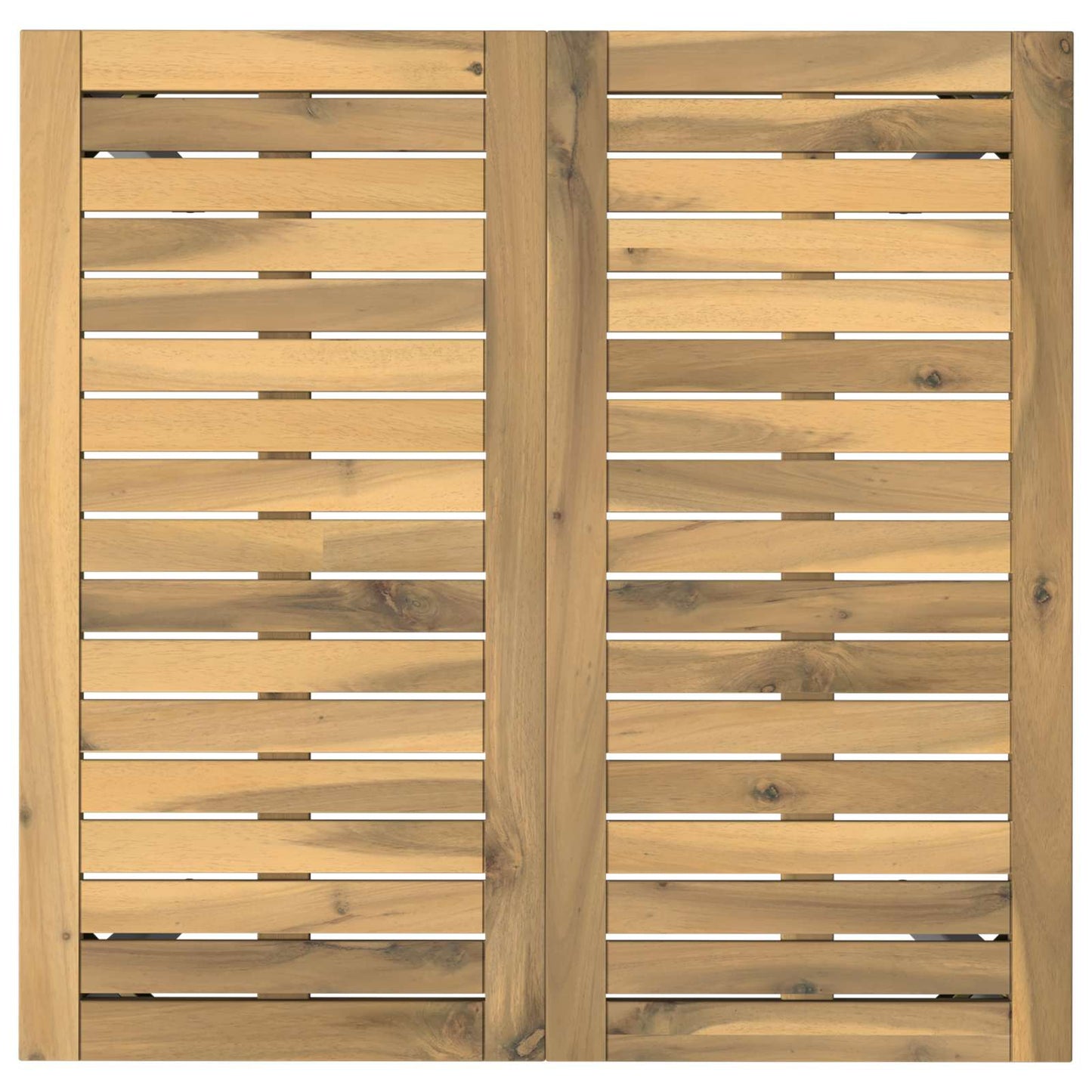 vidaXL Garden Dinner Table White 70 x 68.5 x 75 cm Solid Acacia Wood 4