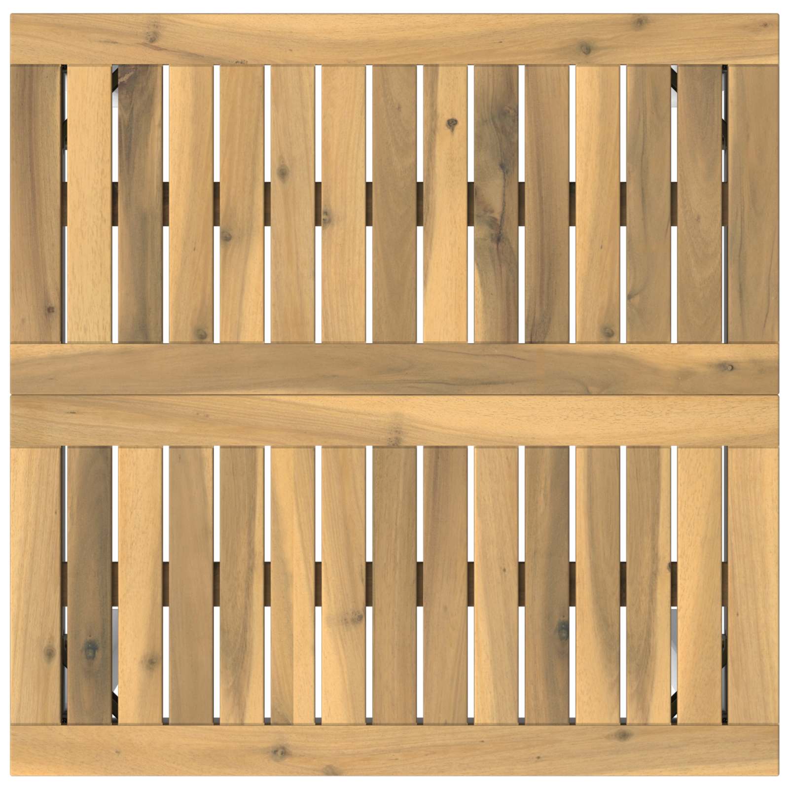 vidaXL Garden Bar Table White 60 x 60.5 x 105 cm Solid Acacia Wood 4