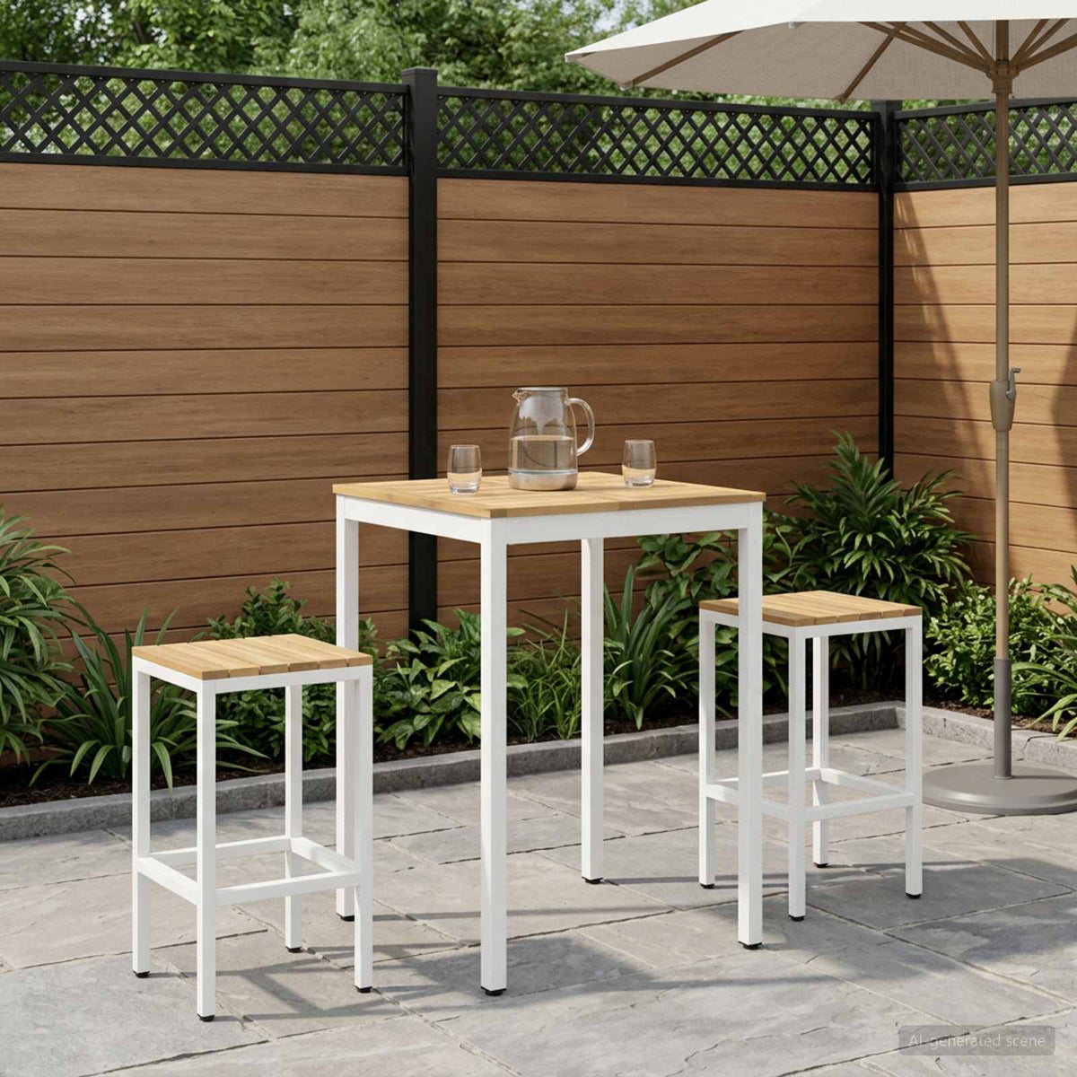 vidaXL Garden Bar Table NAARDEN