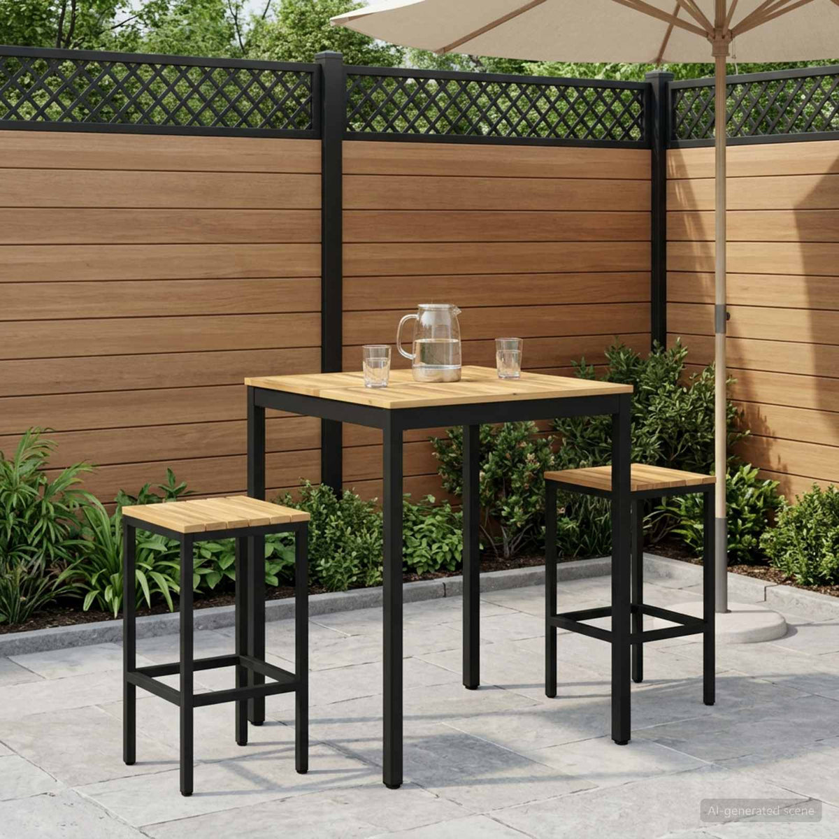vidaXL Garden Bar Table NAARDEN