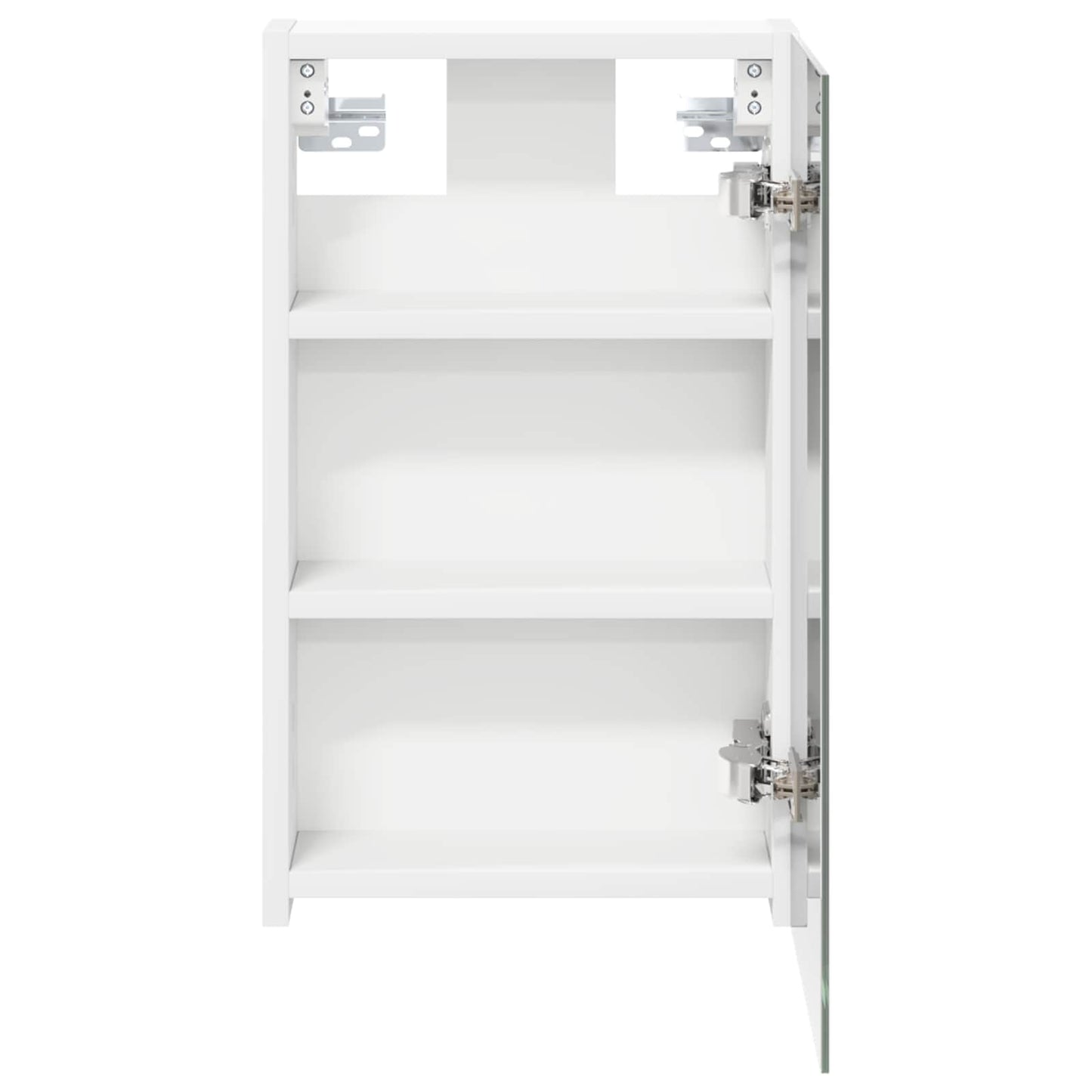 vidaXL Bathroom Mirror Cabinet White 30 x 10.5 x 50 cm Engineered wood 6