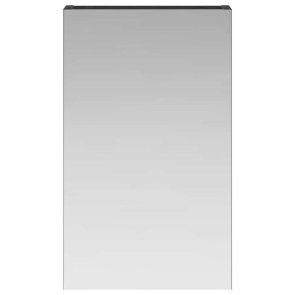 vidaXL Bathroom Mirror Cabinet Black Oak 30 x 10.5 x 50 cm 5