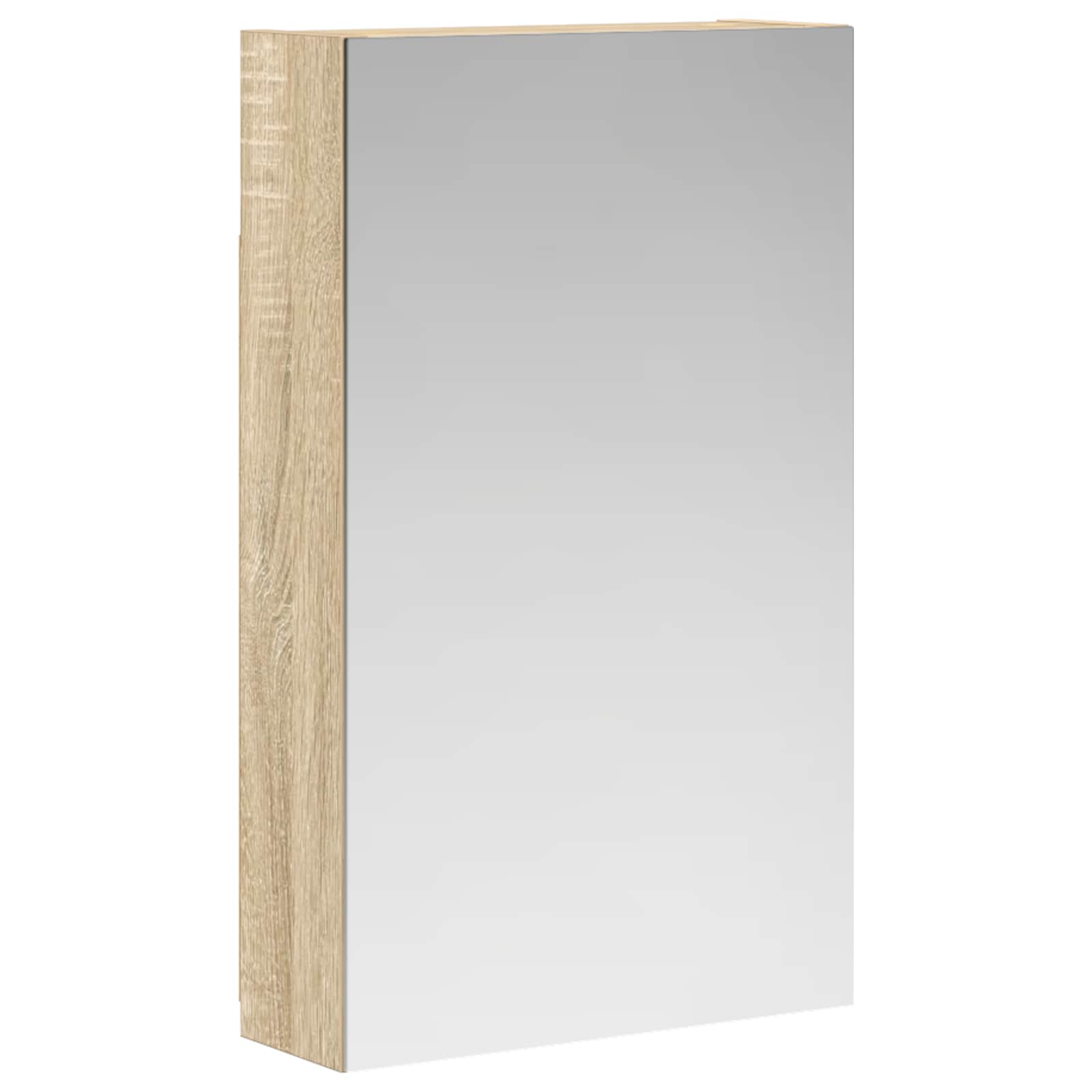 vidaXL Bathroom Mirror Cabinet Sonoma Oak 30 x 10.5 x 50 cm 2