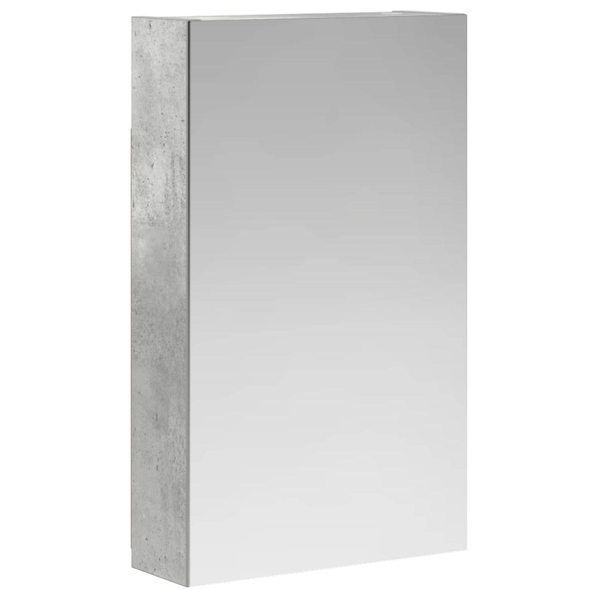 vidaXL Bathroom Mirror Cabinet Concrete Grey 30 x 10.5 x 50 cm 2
