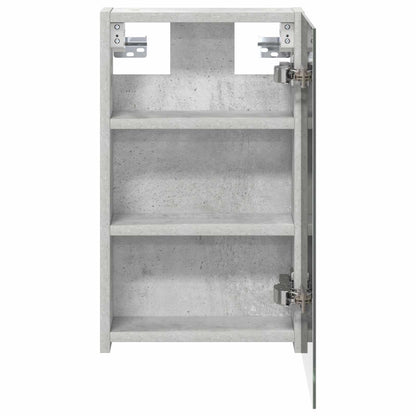 vidaXL Bathroom Mirror Cabinet Concrete Grey 30 x 10.5 x 50 cm 6
