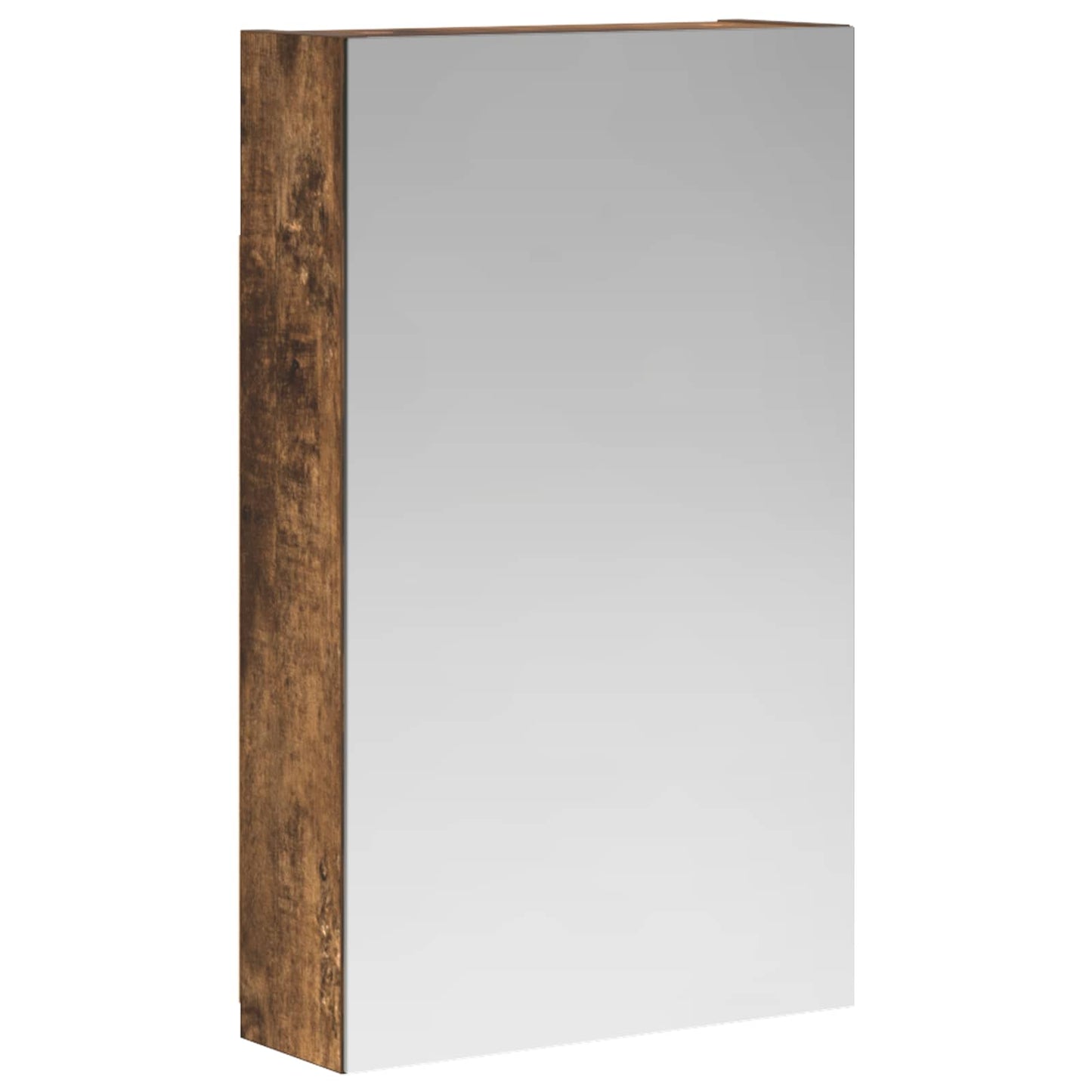 vidaXL Bathroom Mirror Cabinet Smoked Oak 30 x 10.5 x 50 cm 2