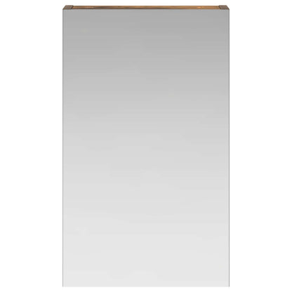 vidaXL Bathroom Mirror Cabinet Smoked Oak 30 x 10.5 x 50 cm 5
