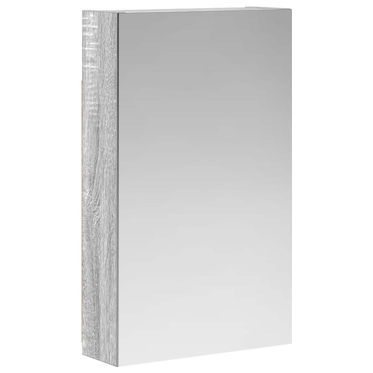 vidaXL Bathroom Mirror Cabinet Grey Sonoma 30 x 10.5 x 50 cm 2