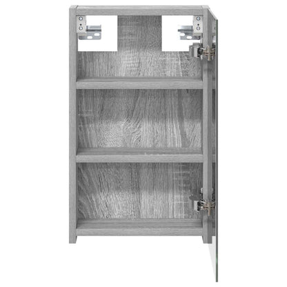 vidaXL Bathroom Mirror Cabinet Grey Sonoma 30 x 10.5 x 50 cm 6