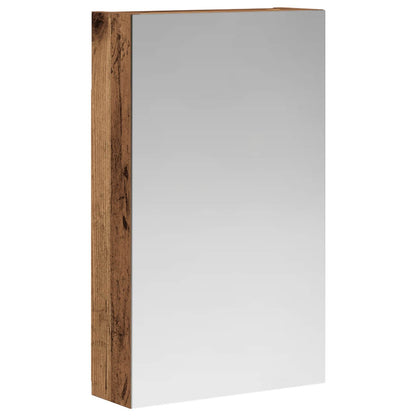vidaXL Bathroom Mirror Cabinet Old Wood 30 x 10.5 x 50 cm 2
