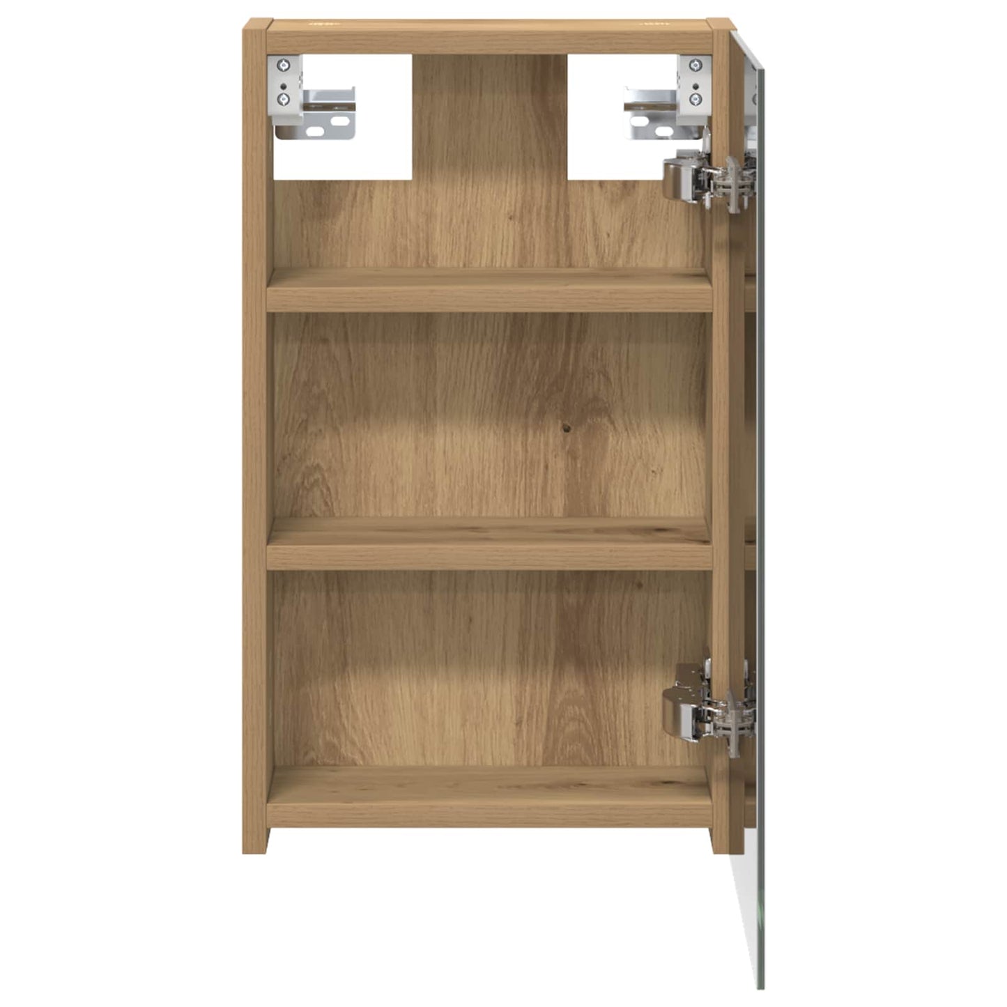 vidaXL Bathroom Mirror Cabinet Artisian Oak 30 x 10.5 x 50 cm 6