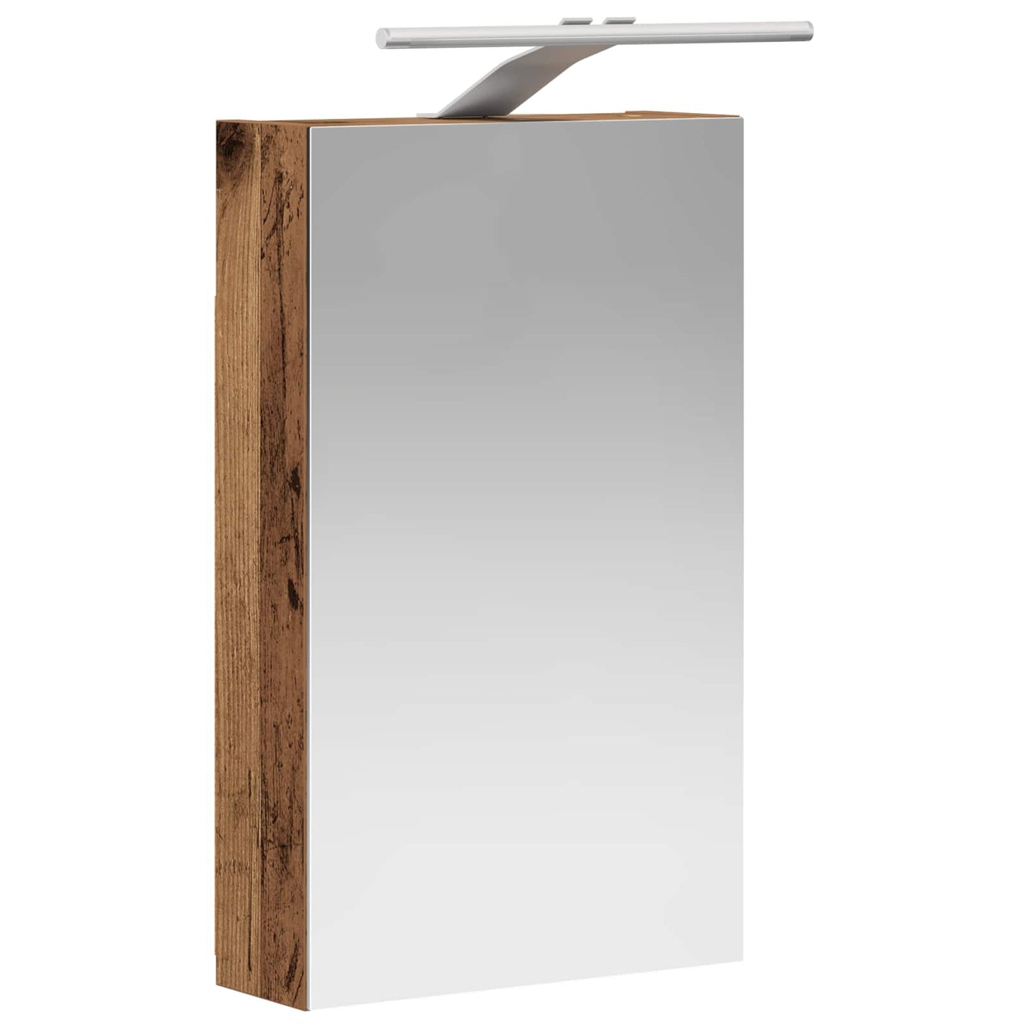 vidaXL Bathroom Mirror Cabinet Old Wood 30 x 10.5 x 50 cm 5