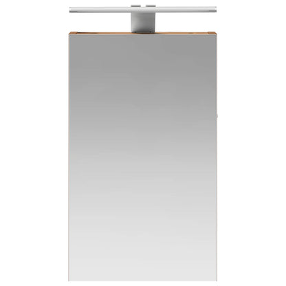 vidaXL Bathroom Mirror Cabinet Old Wood 30 x 10.5 x 50 cm 6