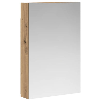 vidaXL Bathroom Mirror Cabinet Artisan Oak 40 x 10.5 x 60.5 cm 2