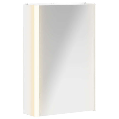 vidaXL Bathroom Mirror Cabinet White 33 x 11.5 x 50 cm Engineered wood 2