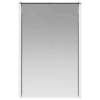vidaXL Bathroom Mirror Cabinet Black Oak 33 x 11.5 x 50 cm 6