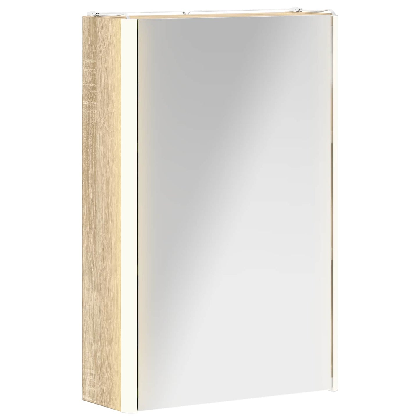 vidaXL Bathroom Mirror Cabinet Sonoma Oak 33 x 11.5 x 50 cm 2