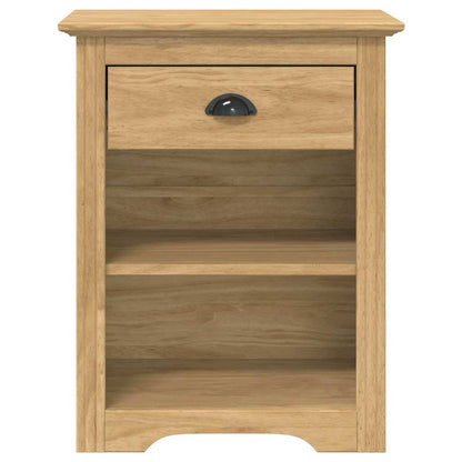 vidaXL Bedside Cabinet BODO Honey Brown 53 x 38.5 x 67 cm 4