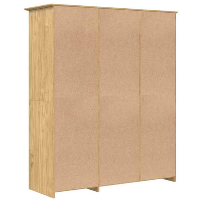 vidaXL Wardrobe BODO Honey Brown 146 x 53.5 x 173 cm Engineered Wood 6
