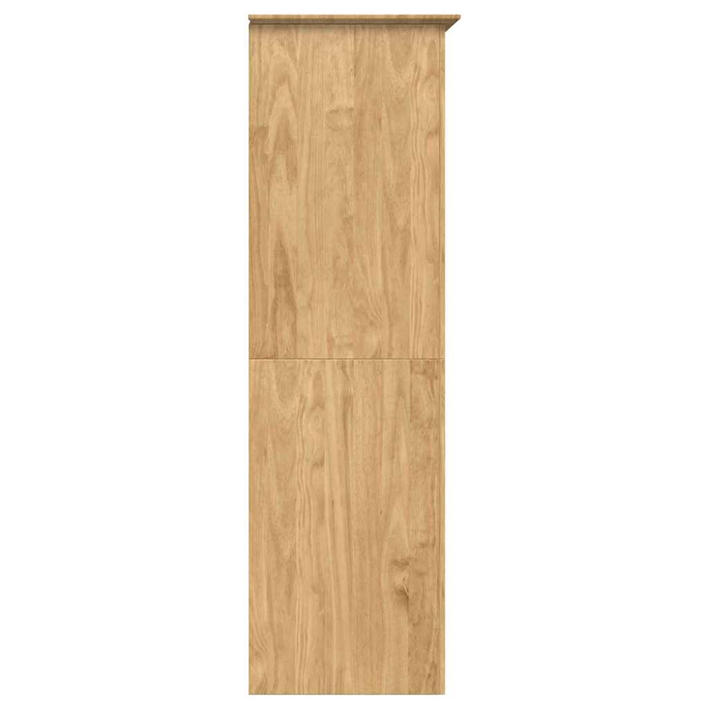 vidaXL Wardrobe BODO Honey Brown 146 x 53.5 x 173 cm Engineered Wood 5