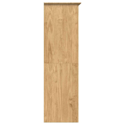 vidaXL Wardrobe BODO Honey Brown 146 x 53.5 x 173 cm Engineered Wood 5