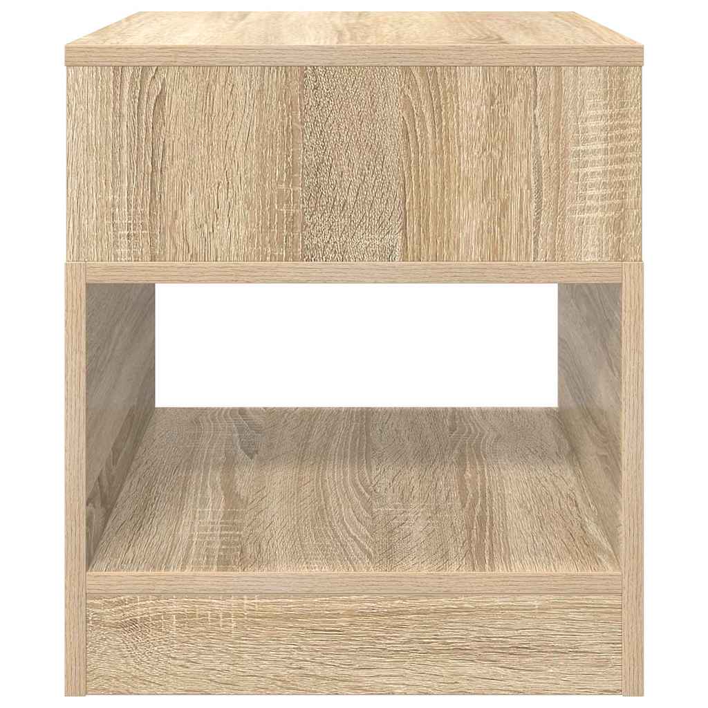 vidaXL End Table 2 pcs Sonoma Oak 40.5 x 40 x 45 cm Engineered Wood 6