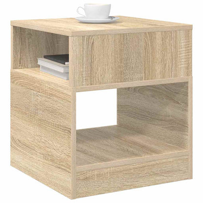 vidaXL End Table 2 pcs Sonoma Oak 40.5 x 40 x 45 cm Engineered Wood 3