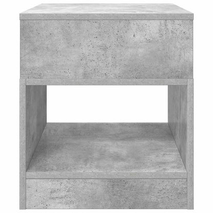 vidaXL End Table 2 pcs Concrete Grey 40.5 x 40 x 45 cm Engineered Wood 6
