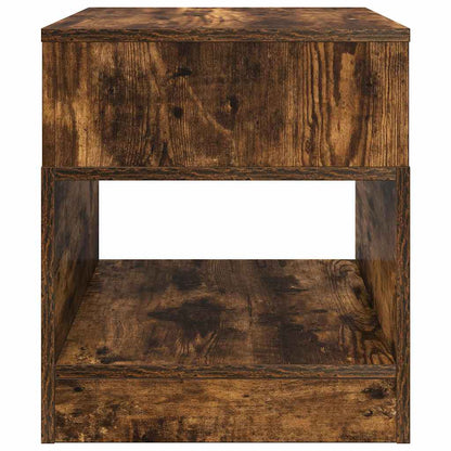 vidaXL End Table 2 pcs Smoked Oak 40.5 x 40 x 45 cm Engineered Wood 6