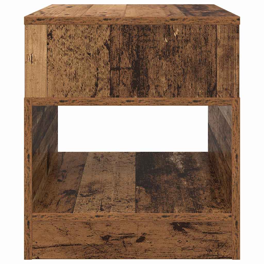 vidaXL End Table 2 pcs Old Wood 40.5 x 40 x 45 cm Engineered Wood 6