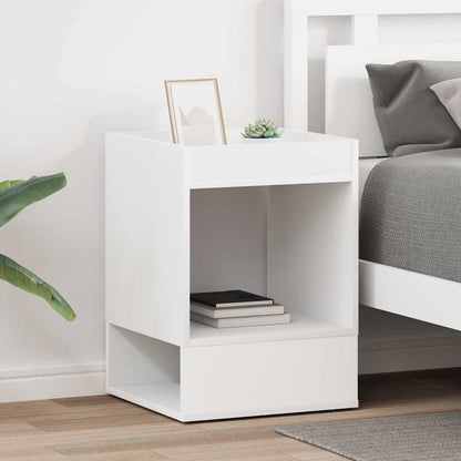vidaXL End Table 2 pcs White 40 x 40 x 56 cm Engineered Wood 1