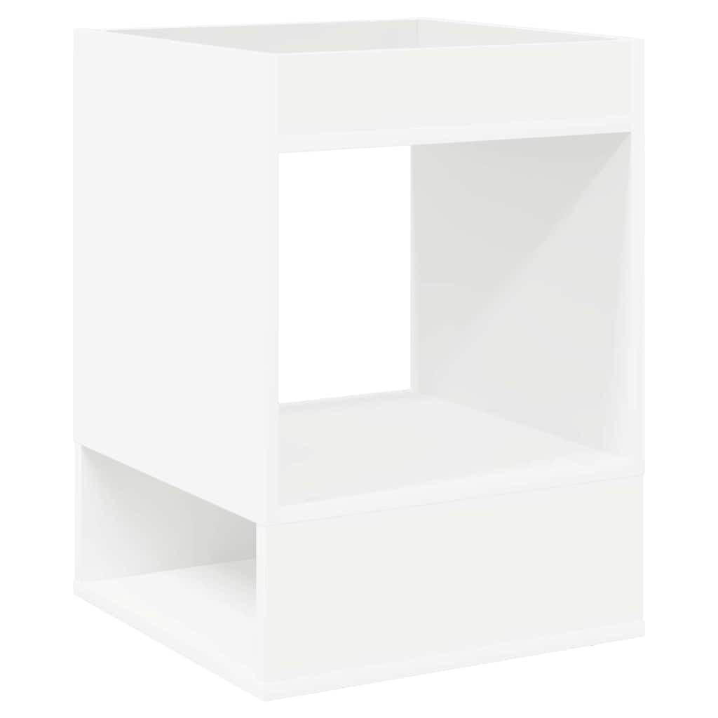 vidaXL End Table 2 pcs White 40 x 40 x 56 cm Engineered Wood 5
