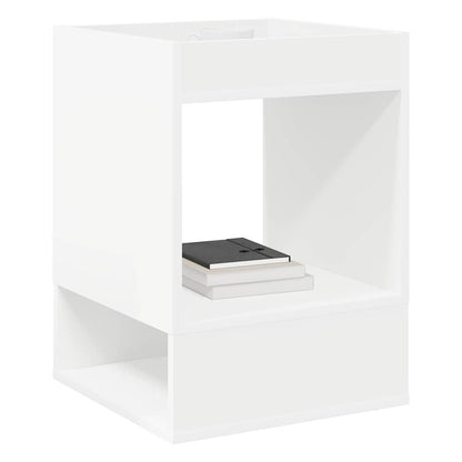 vidaXL End Table 2 pcs White 40 x 40 x 56 cm Engineered Wood 3