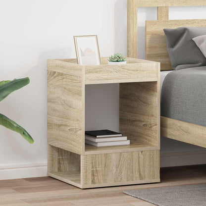 vidaXL End Table 2 pcs Sonoma Oak 40 x 40 x 56 cm Engineered Wood 1