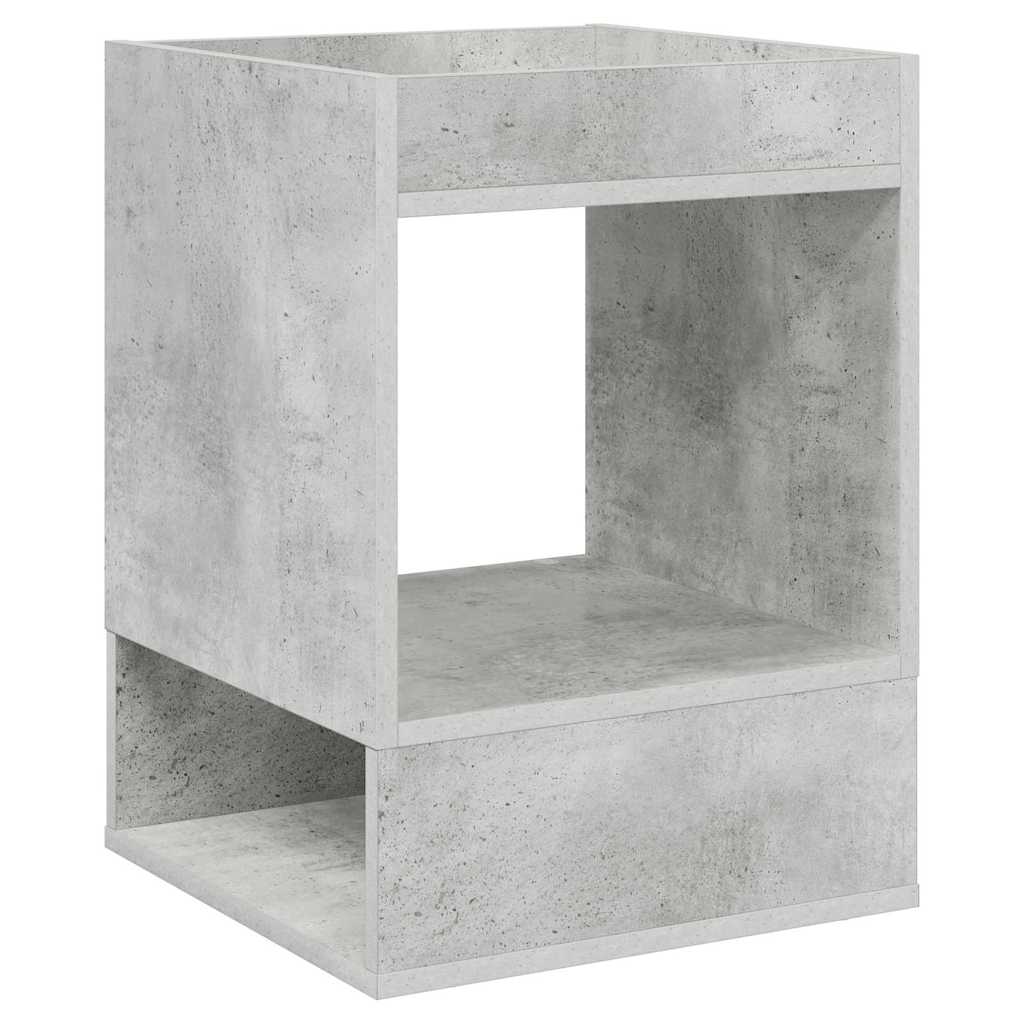 vidaXL End Table 2 pcs Concrete Grey 40 x 40 x 56 cm Engineered Wood 2