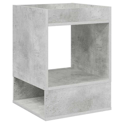 vidaXL End Table 2 pcs Concrete Grey 40 x 40 x 56 cm Engineered Wood 2