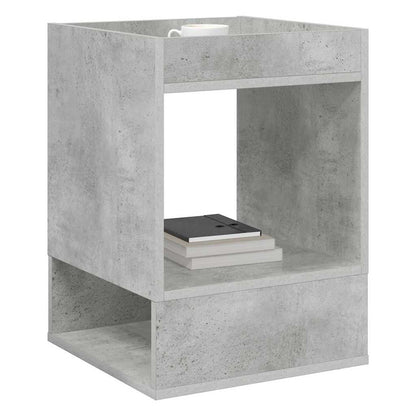 vidaXL End Table 2 pcs Concrete Grey 40 x 40 x 56 cm Engineered Wood 3